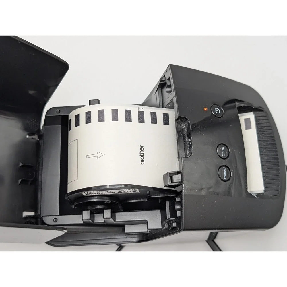 Brother - QL-600 Economic Desktop Label Printer - Black